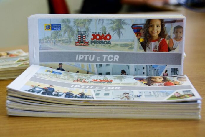 IPTU e TCR de JP podem ser antecipados a partir de segunda; desconto de 15%