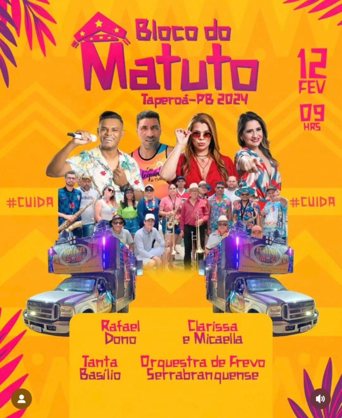 Polêmica: prefeitura de Taperoá proíbe trio elétrico e carros de som no carnaval e caso pode parar na justiça