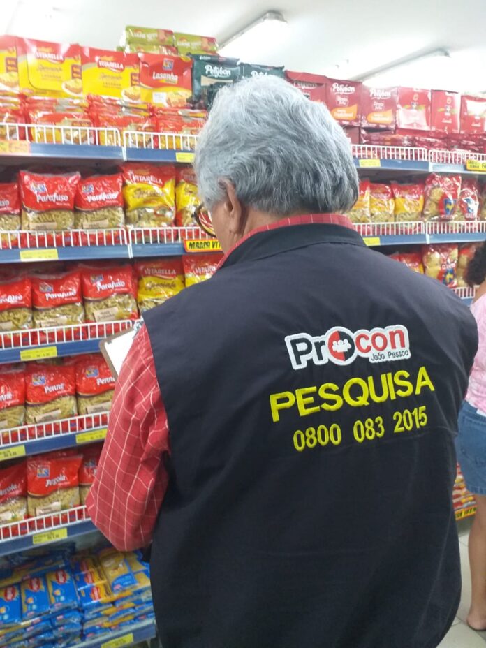Procon-JP registra variação de mais de 165% nos preços dos alimentos da cesta básica