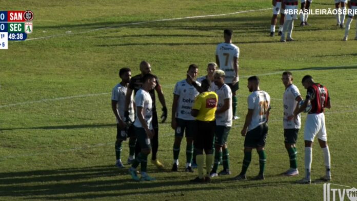 Sousa perde para Santa Cruz-RN em partida marcada por pênalti controverso