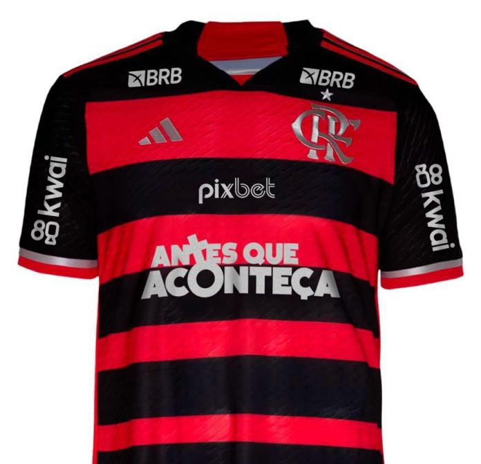 Flamengo abraça campanha de Daniella Ribeiro e joga com a camisa do Antes que Aconteça