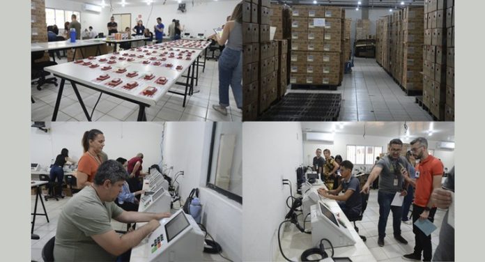 TRE-PB realiza preparação das urnas para as eleições 2024 até a sexta-feira