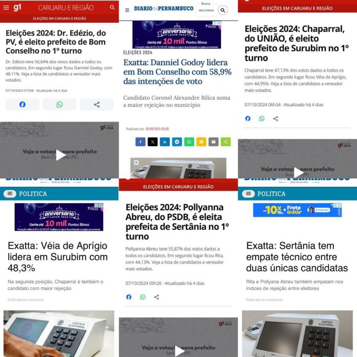 Instituto de pesquisa que aponta vantagem de Bruno errou resultado de várias cidades no 1º turno