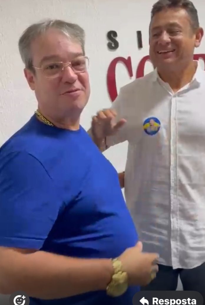 Na reta final, Nicola recebe apoio de Wallber Virgolino em Santa Rita