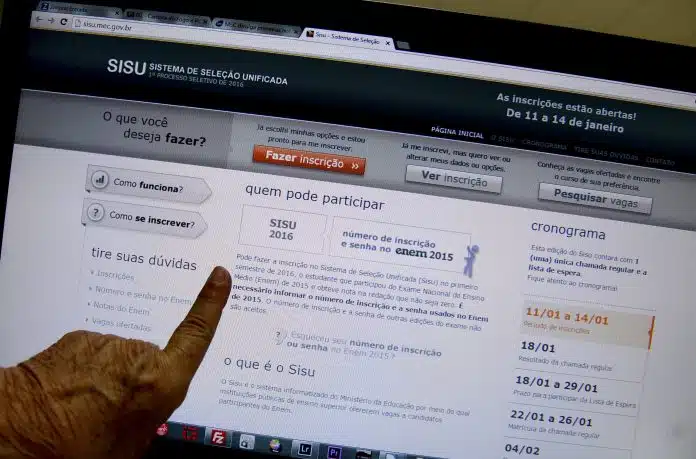 Sisu 2025 encerra hoje as inscrições; estão sendo oferecidas mais de 260 mil vagas