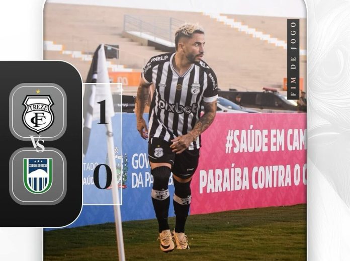 Treze vence Serra Branca e conquista a primeira vitória no Campeonato Paraibano