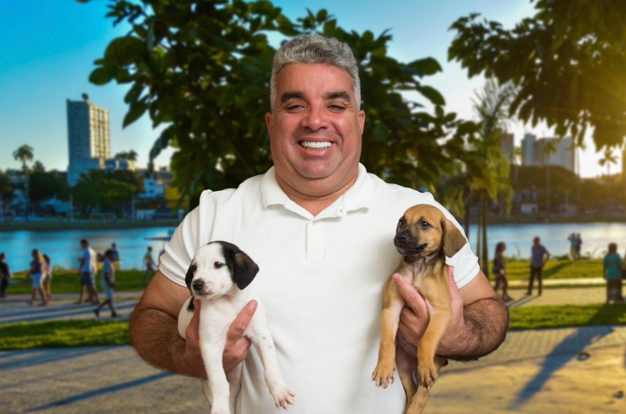 Guga Oliveira propaga campanha Natal Pet Sem Fome