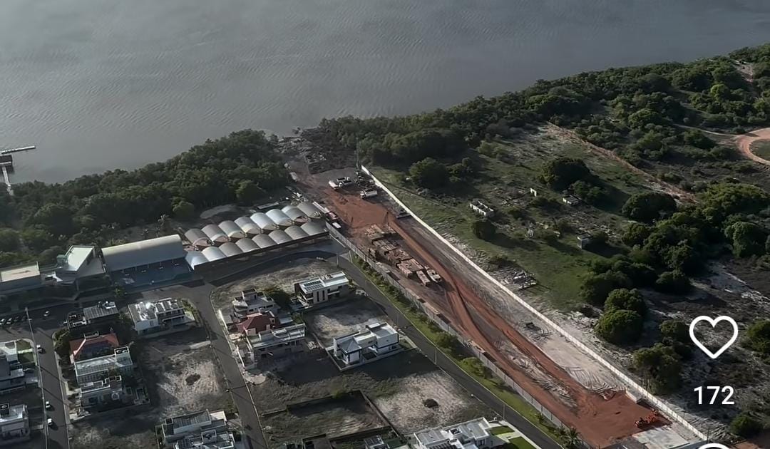 VÍDEO: voo panorâmico registra o avanço das obras da ponte que ligará Cabedelo, Lucena e Santa Rita