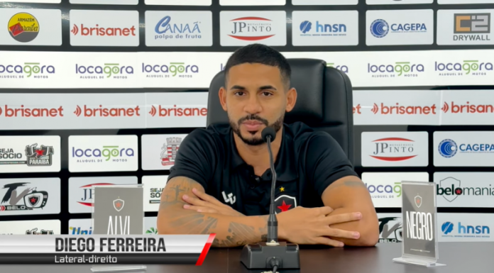 Botafogo apresenta lateral-direito Diego Ferreira para sequência da temporada 2025