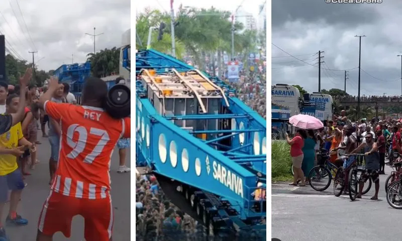 Na província da Paraíba, transporte de transformador vira espetáculo até no horário nobre da TV