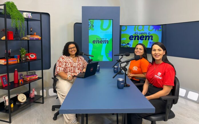 Veja 5 técnicas para se concentrar nos estudos no 1º episódio do videocast Lá Vem o Enem 2025