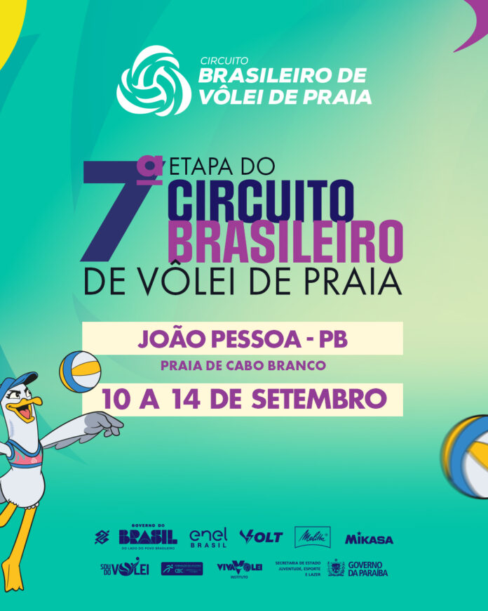 João Pessoa recebe a 7ª etapa do Circuito Brasileiro de Vôlei de Praia