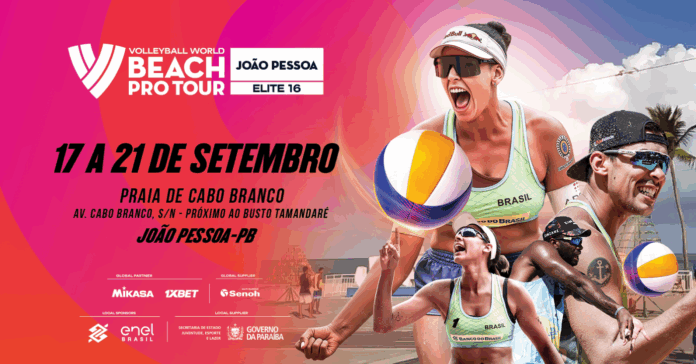 Saiba como garantir o voucher para acompanhar o Elite 16 de vôlei de praia em João Pessoa