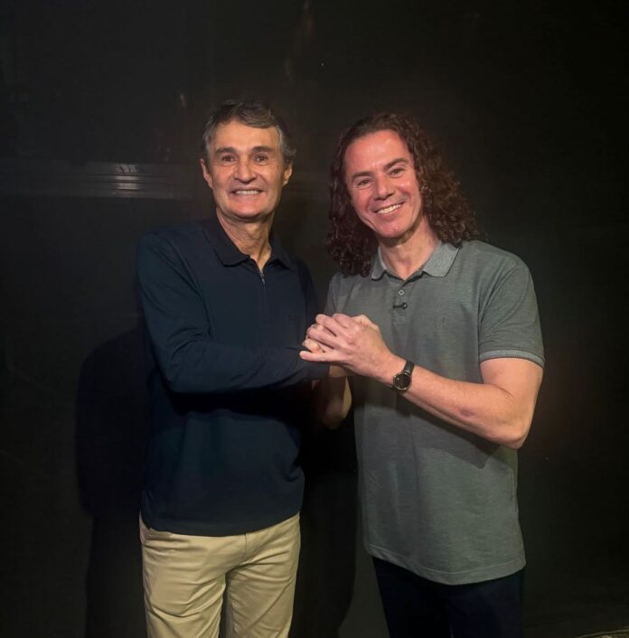 Veneziano anuncia apoio de Romero ao seu projeto de reeleição para o Senado