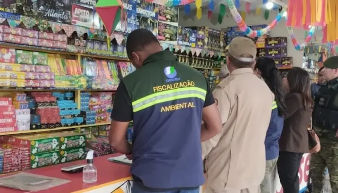 Fiscalização venda de fogos Sudema